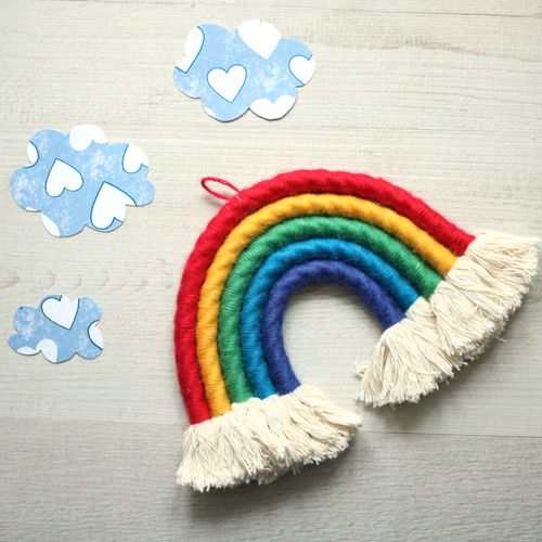 Macram&Atilde;&copy; Rainbow Kit - Large Rainbow - Summer